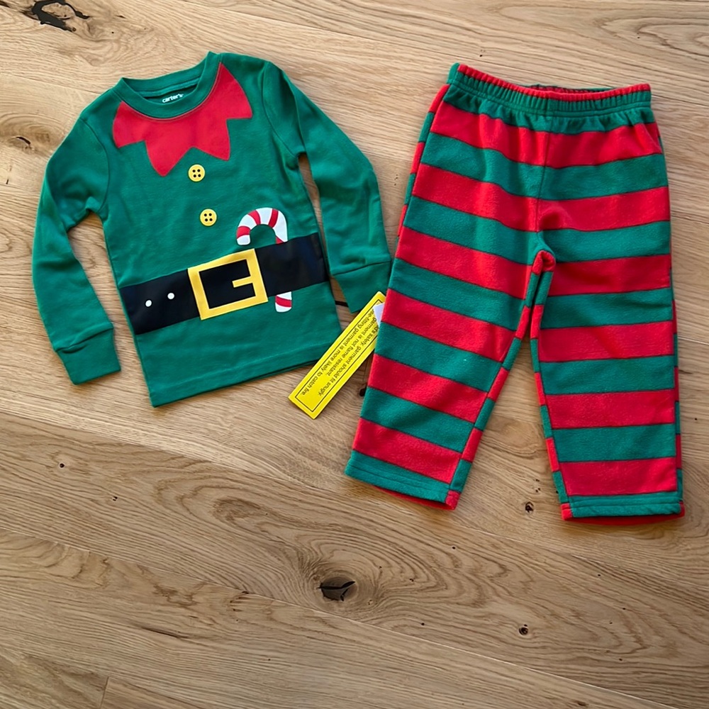Christmas / holiday pajama set (2T)